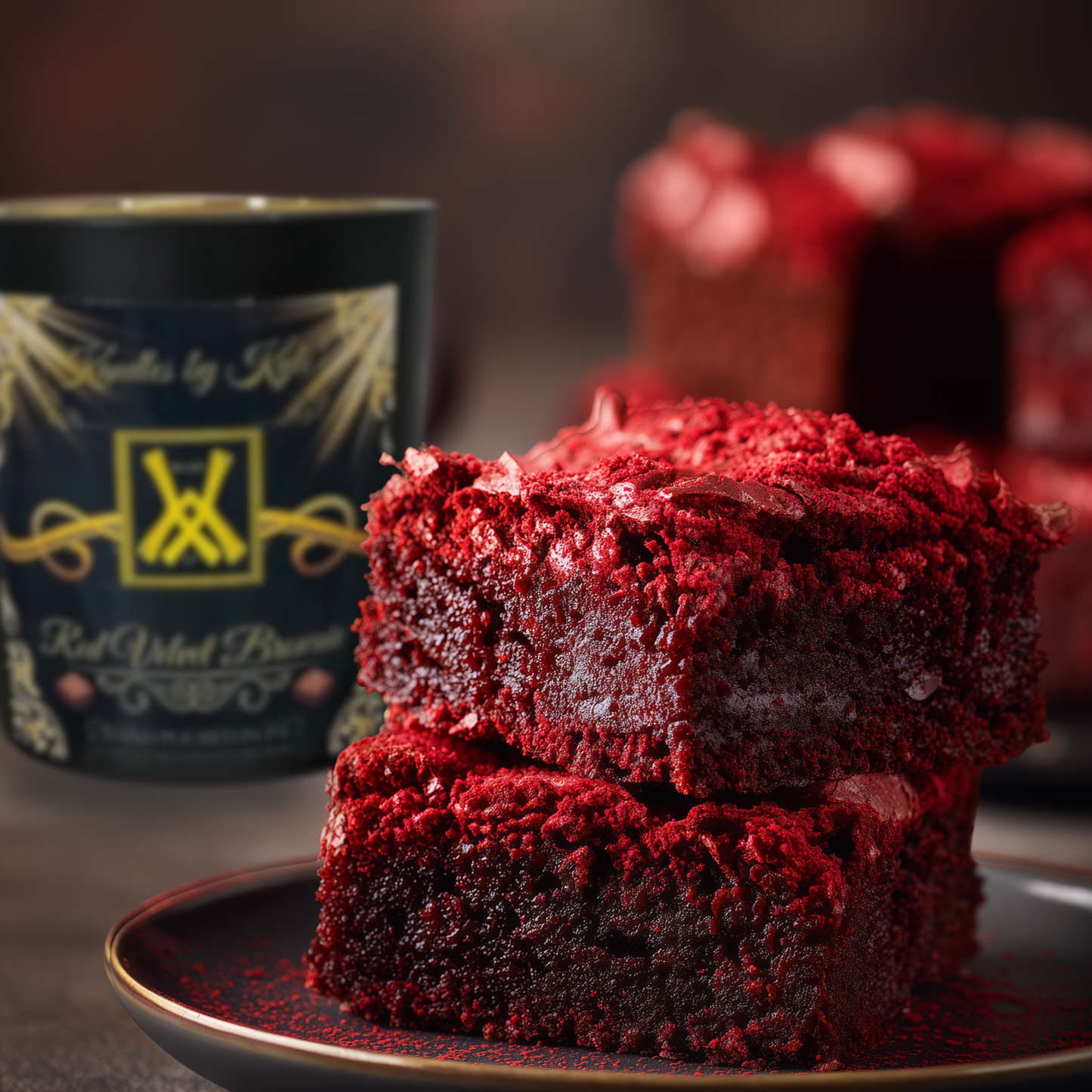 7 oz Red Velvet Brownie